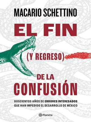 cover image of El fin (y regreso) de la confusión